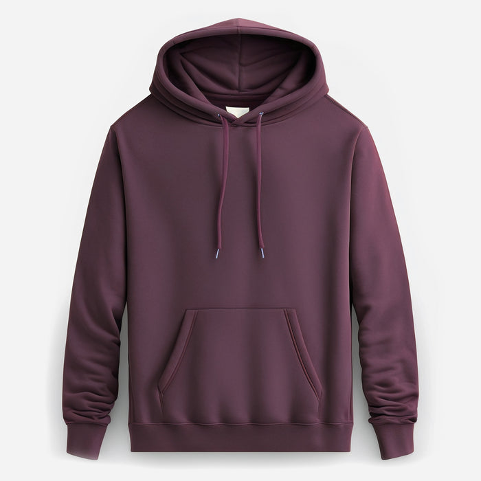 Temporary Cotton hoodie — berry
